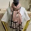 Neuer Stil, gute Qualität, 100 % Kaschmir-Material, dünne und weiche rosa Farbe, lange Schals für Damen, Größe 205 cm – 92 cm245b