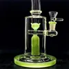 Dab Rig with Colored Base and Accents 14mm bong