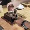 1pc Espresso Coffee Tamper Holder Station, Wooden Coffee Tamping Station, Coffee Filter Tamper Holder, Portafilter Holder Tamping Mat