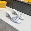 2023FDfd Women's Latest Summer Rubber Sandals Designer Sandals Sandal Beach Slippers Fashion Font Indoor Shoes With Box