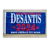 Senaste design 3x5 fot 100d Polyester Ron Desantis Flag 90x150cm Hemma Garden Banner Decorations for Us Presidentval