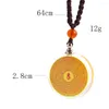 Hänge halsband amulet charm religion buddhismen shurangama mantra sanskrit om glas halsband öppnade locket minne ashes förvaring smycken