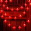 Strings Chinees Jaar Lantaarn Decoratie Voor Thuis 10LED Rood Lente Festival Vakantie Benodigdheden Lamp Layout Lichten Feestelijk