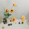 Dekorative Blumen, 2 Stück, künstliche Anemone, für Zuhause, Wohnzimmer, Tischdekoration, geeignet für Hochzeit, Party, Outdoor, Garten, getrocknete Blumen