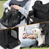 Housses de siège de voiture pour chien Sac à dos pour animaux de compagnie | Transporteur respirant réglable pour sac de voyage mains libres Portable ventilé Mesh Pets