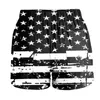 Star Print Shorts 4 juillet Casual Trump Summer Respirant Quick Dry Cool Women's Street Clothing Pantalones Cortos 2023 P230606