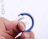 Circle Round Carabiner Camping Spring Snap Clip Hook Keychain Camping Climbing Hiking Outdoor Tools A0619