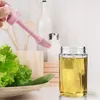 Bakeware Tools Oil Dispenser med Brush Kitchen Olive Glass Bottle Silicone Multifunktionell för matlagning av mat BBQ