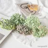 Fleurs séchées 6 pièces fausse plante gypsophile artificielle pour la décoration de la maison couronne de noël décorative de mariage boîte-cadeau bricolage