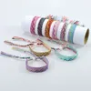 Braccialetti dell'amicizia da polso con nappa colorata Bracciale in tessuto stile etnico boemo Accessori moda donna