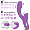 Potente vibratore per succhiare il clitoride Dildo femminile per le donne Leccare la lingua Ventosa Stimolatore del clitoride Giocattoli del sesso Articoli per adulti 18 L230518