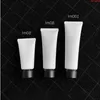 50ml 80ml 100ml White Matte Soft Tubes Flacone da spremere di alta qualità Sub-imbottigliamento da viaggio Contenitori cosmetici riutilizzabili 50 pezzi / lottohigh qty Lgioa