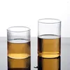 Verres à vin 1-6 pièces modèle Vertical tasse créative verre japonais jus boisson café à la main clair verres S ensemble whisky