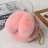 Sacs à Bandoulière Imitation Fourrure En Peluche Sac Chaîne All-Match Et Oreille