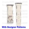 Top Fashion Designer Wristband Straps L Flower Watch Strap لـ Apple Watch Band Series 8 7 6 5 4 3 2 1 نمط طباعة جلدي نطاقات ذكية 49 مم 42 مم 41 مم 45 مم 40 مم 38 ملم