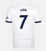 Tottenham 23 24 SON RIHARLISON Camisas de futebol PEDRO PORRO KULUSEVSKI VAN DE VEN JOHNSON Away PERISIC DANJUMA ROMERO Kit de futebol Camisa BENTANCUR Homens Crianças Conjunto