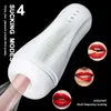 10 Modos Masculino Auto Masturbador Silicone Pocket Pussy for Men Brinquedos Sexuais Vagina Masturbação Copo Máquina de Sucção Produtos Eróticos L230518