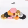 New Colorful Red Gold Blue White Aluminum Jars Pot 5g 10g 15g 20g 30g 50g 60g Metal Refillable Makeup Cosmetic Cream Containersgoods Algwu