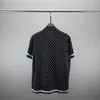 2 män designer skjortor sommar shoort hylsa casual skjortor mode lösa polos strandstil andningsbara tshirts tees kläder q103