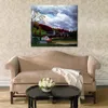 Jungle Animals Canvas Art Wall Painted Hand Painted The Bievre at Gentilly Henri Rousseau Painting for Sale High Quality