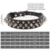 Anti-Bite Spiked Studded Pet Dog Collar PU Leather for Dogs Sport Padded Bulldog Pug Puppy Big Dog Collars Pets Supplies