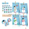 Förpackningspåsar Kraft Paper Oil Christmas Snowman Candy Fruit Presentförpackning Drop Delivery Otraa