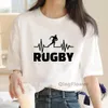 Kvinnors t-shirt rugby tshirt kvinnor japansk t-shirt kvinnlig manga designer grafiska kläder