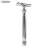 Irazor Traditionell dubbelkant Säkerhet Rakkniv för män Barbershop Kvalitet Stäng Smooth Manual Shaver Perfekt för varje dag Använd L230523