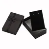 Cajas de joyería 32 piezas Caja de joyería 8x5 cm Caja de collar negro para anillo Caja de regalo Caja de joyería de papel Embalaje Pulsera Exhibición de aretes con esponja 230609