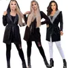 Designer Outono Inverno Casacos Feminino Manga Comprida com Capuz Outerwear com cintos 2XL Impressão Casual Trench Coats Moda Streetwear Letras Tops Roupas Atacado em Massa 001