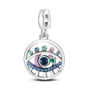 Argent sterling 925 pour pandora charms Perle authentique Color Rays of Life Medallion Charm The Eye amp