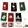 Party Decoration Christmas Snowman Candy Elk Tree Gift Kraft Paper Bags Drop Delivery Othwu