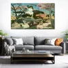 Jungle Landscape Canvas Art The War (la Cabalgada De La Discordia) Henri Rousseau Painting Handmade Beautiful Family Room Decor