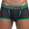 JOCKMAIL Sexy Men's Cotton Panties Boxer Male Underwear Solid Men's Shorts Respirant Underwear Striped Boxer shorts men boxer 230612