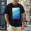 Herren Polos Lighthouse Gradient Charcoal T-Shirt Schnell trocknendes Hemd Kurze schwarze T-Shirts Fruit Of The Loom Herren