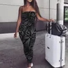 Casual klänningar kyku lämnar klänning kvinnor som målar 3d tryck färgglada boho harjuku party bodycon womens kläder eleganta damer wrap femme