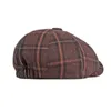 Berets Autumn Winter Polyester News Boys 'Plain Hat Male and Female Painter Beret 56 G220612