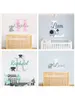 Custom Personalized Name Decal Wall Decals Baby Bedroom Elephant Vinyl Deorl Kid Boys Girls Room Name Nursery Decoration XY001