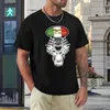 Men's Polos Moto Guzzi 100th Anniversary Italian Flag Logo And Chequered Flags T-Shirt Oversized T Shirts Black T-shirts For Men