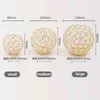 Candle Holders Crystal Holder Gold Bowl Tea Light & Candles Ball Center Pieces Decoration For Home Decorations