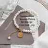 Charm Armbanden Nieuwe Chinese Stijl Lucky Letters Tag Parel Armband Voor Vrouwen High Fashion Vrouwelijke Luxe Bruiloft Sieraden Dames hand Accessoires Z0612