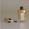 10ml Vuoto Bottiglie di Olio per Unghie Dorato Ricaricabile Acrilico Gel Polish Art Imballaggio Cosmetico con Un Pennello Coperchio 10 pz/lotto Wamuu