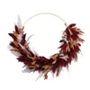 Decoratieve Bloemen Kerst Krans Voordeur Garland Party Siding Hanger Kransen Voor Versieren