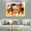 Modern Abstract Canvas Art Eye on You Handmade Oil Painting Contemporary Wall Decor
