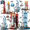 Blocos UKBOO Aviation Series Space Shuttle Aerospace Spaceship Rocket Building Blocks City Classic Modelo Bricks Childrens Toys 230609