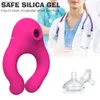 10 Frequentie Vibrerende Penis Ring Sexshop Vrouwelijke Masturbator Zuigen Tepel Stimulator Clit Stimulator Erotische Speeltjes voor Paar L230518