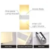 Wall Lamp Modern LED Light Up Down Cube Sconce Lighting Fixture Mount Room Decor For Living Bedroom Bar Cafe Bra