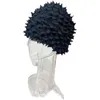 Berretti a sfera Moda donna Pieghettato Riccio di mare Durian Forma di spina Solido Fascia alta Elastico traspirante Goth Headwrap Street Cool Hat