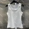 Holle Mesh Dames Crop Top Cotton Lady Tank Top Designer Tanks voor Vrouwelijke Sexy Yoga Vest