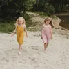 Vestidos da menina verão algodão e flor menina vestido novo casual crianças roupas da criança meninas sem mangas